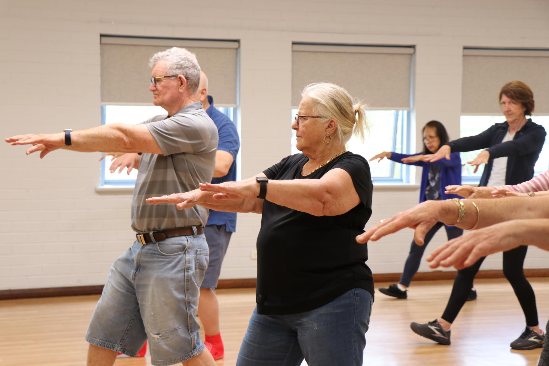 Interactive Stay on Your Feet presentation with Tai Chi