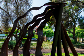 Sculpture by the Freeway