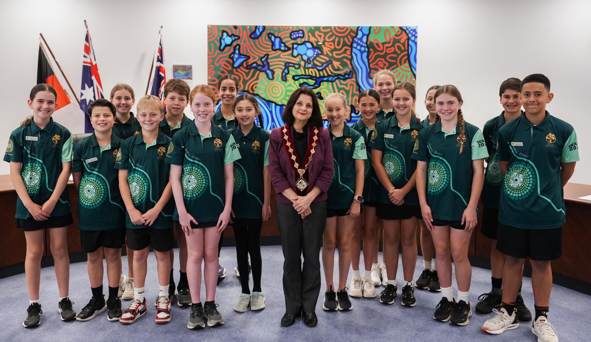 Young leaders become councillors for a day