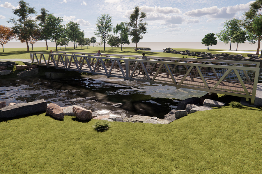 A bridge to better access at Banks Reserve 